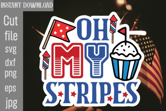 Oh My Stripes SVG Cut File: Graphics & Crafts Redefined