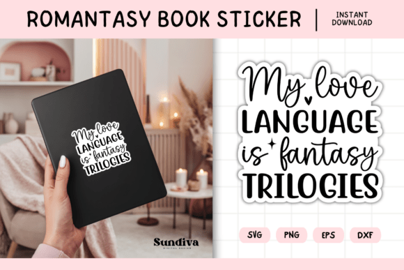 Printable Magic Fantasy Book Lover 5 Graphics & Crafts