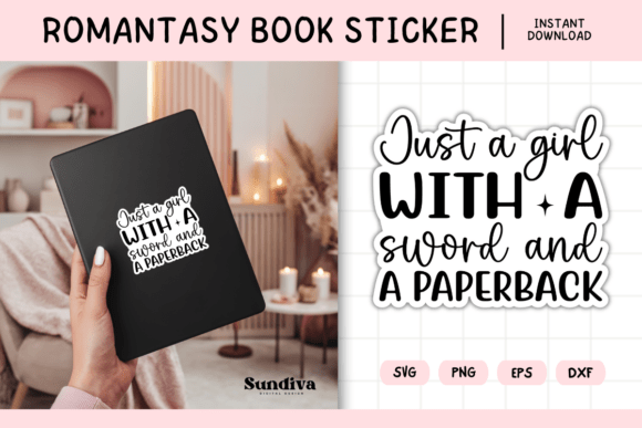 Printable Magic Fantasy Book Lover 7 Graphics